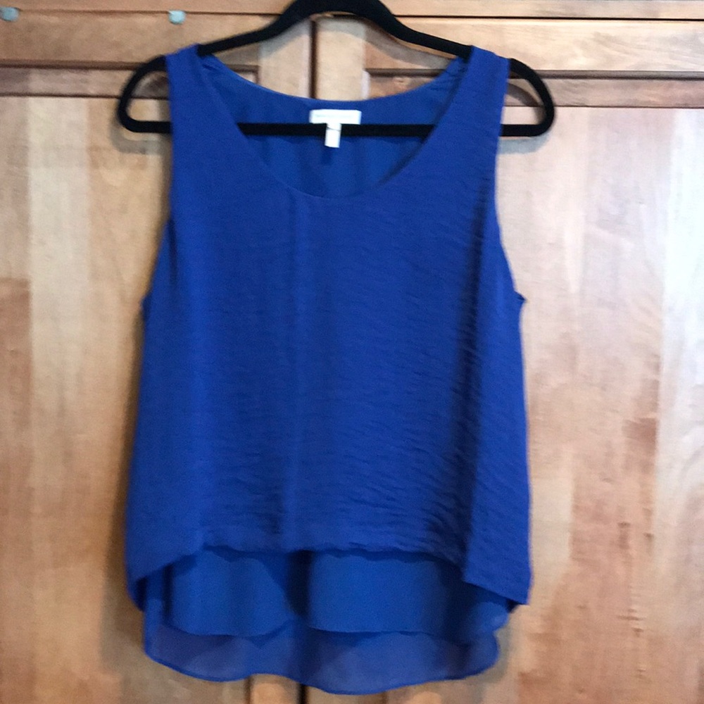 NWOT Rebecca Taylor SplitBack Crepe sleeveless Top